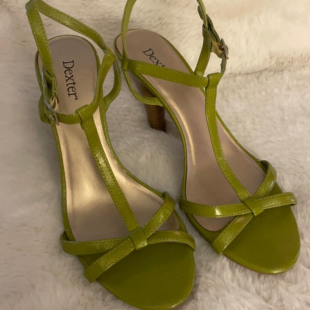Vintage Dexter Like Green Heels Size 9